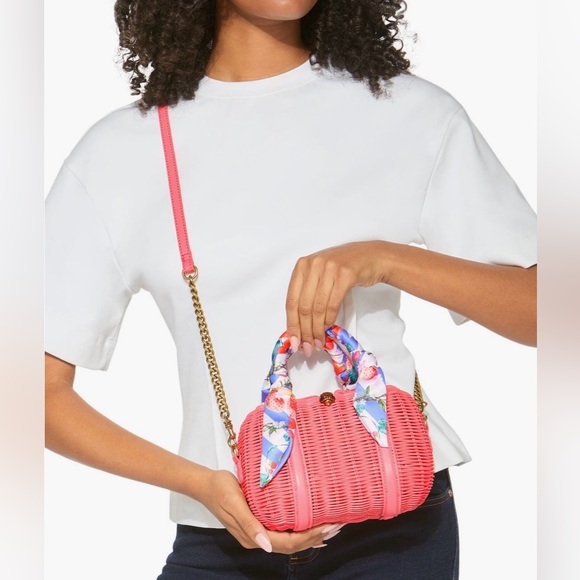 NWT Kurt Geiger Kensington Basket Boston Crossbody Bag - Picture 2 of 7